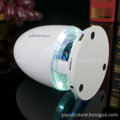 Mini Portable Bluetooth Speakers, Bullet Shape with Lighting While Play
